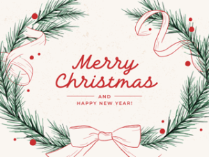 Merry Christmas and Happy New Year